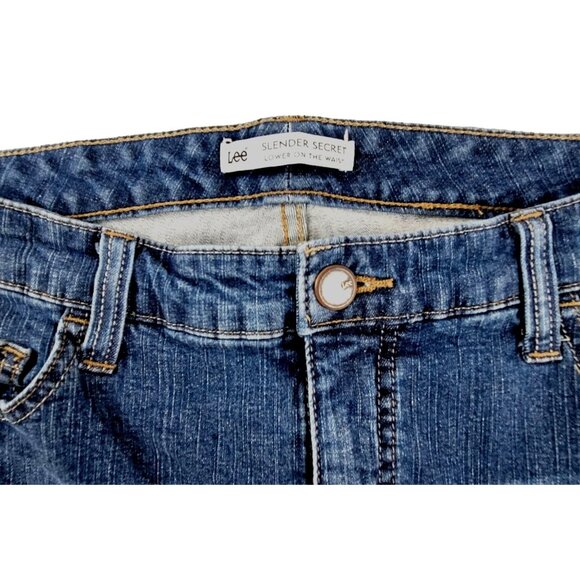 Lee Womans Jeans Slender Secret Lower on the Waist size 14 Short JH1599503 - Picture 4 of 5